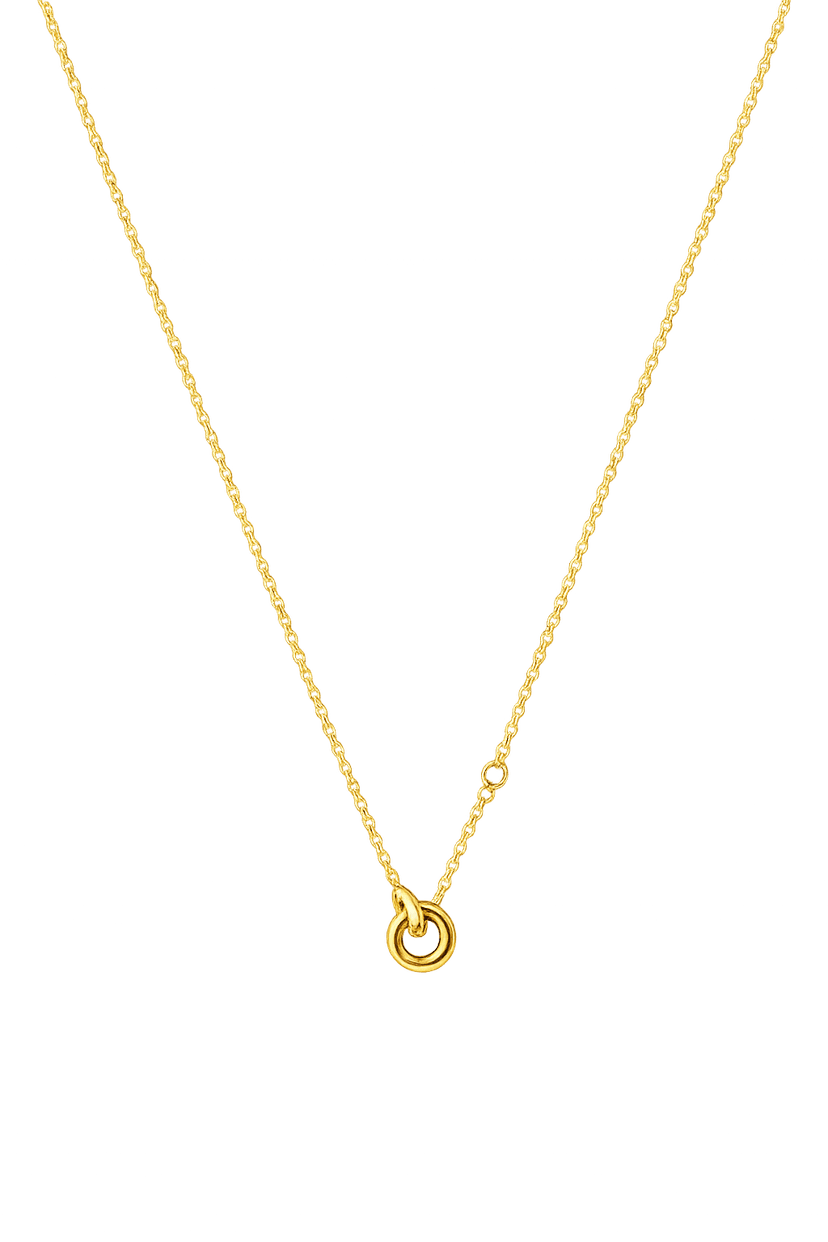 Elegant Minimalist Circle Pendant Necklace